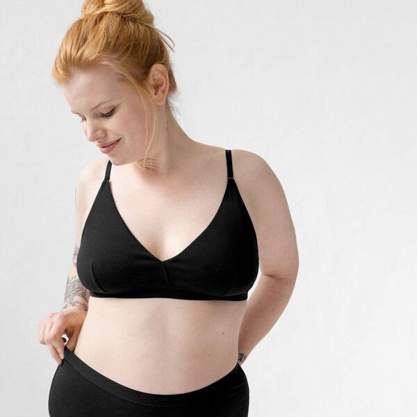 erlich textil Viola bügelloser BH aus Bio-Baumwolle, made in Europe