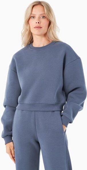 ORGANICATION SILLIVIA | Essentials Crop-Sweatshirt aus Bio-Baumwolle und recyceltem Polyester