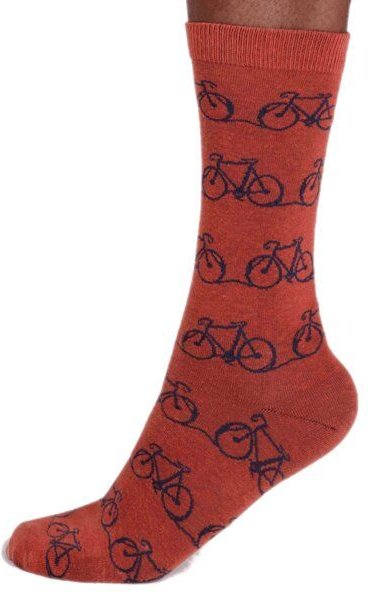 Thought Baumwoll-Socken mit Fahrrad Motiv Modell: Bennie GOTS