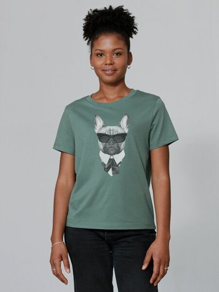 watapparel T-Shirt Frauen Ein fescher Hund