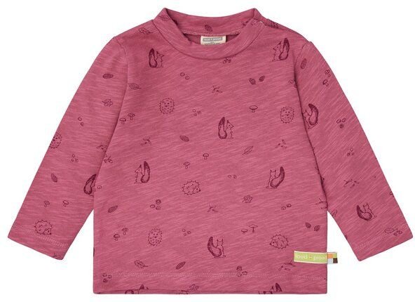 loud + proud Babys & Kinder Shirt Slub Jersey mit Druck, GOTS-zertifiziert