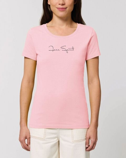 Human Family Bio Damen Rundhals T-Shirt "Amare - Free Spirit"