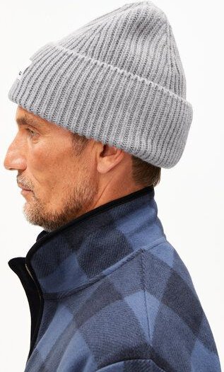ARMEDANGELS LELEAA Unisex Mütze aus recyceltem Kashmir Mix