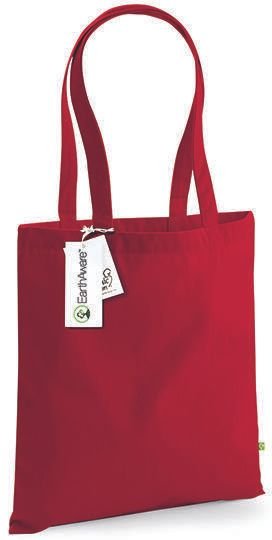 Westford Mill EarthAware® Organic Bag Shopper Baumwolltasche/Einkaufstasche in 13 verschiedenen Farben