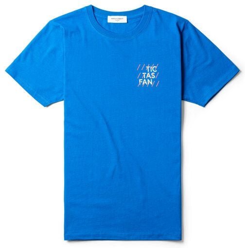 FANTASTIC REALITY STUDIOS SLASH BRIGHT BLUE T-SHIRT – Bio-Baumwolle, Unisex