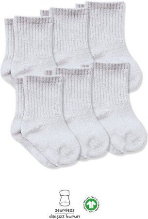 bistyle Socken 6er-Pack für Babys Babysocken Jungen Mädchen Kurzsocken gerippt
