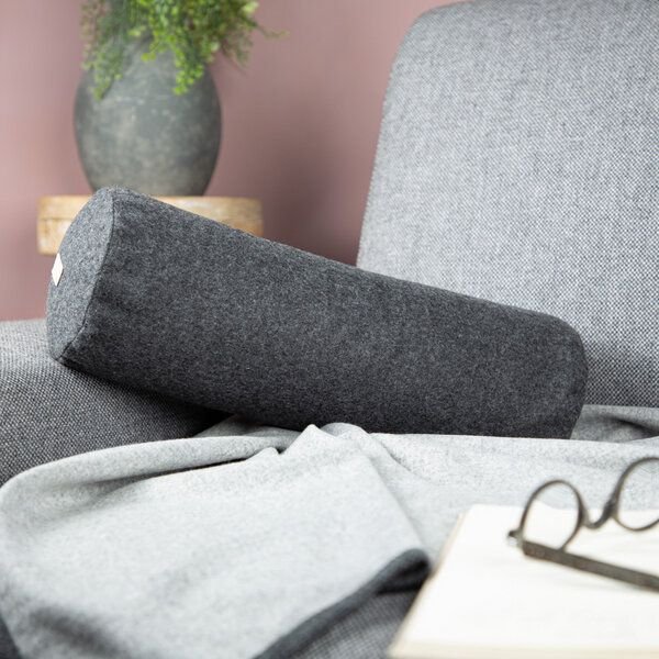 nahtur-design Nackenrolle mit leichtem Lodenbezug | Naturfüllung
