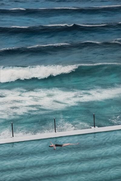 Photocircle Poster / Leinwandbild - Day Swimmer