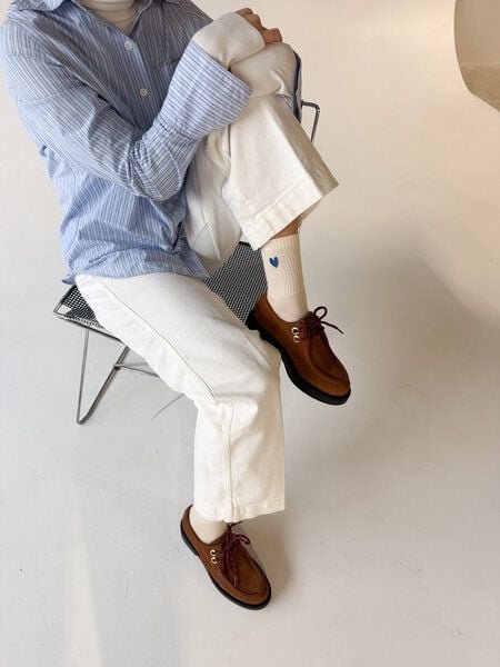 Jutelaune Navy Heart Socks