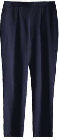 l'amour est bleu Schmale Bundfaltenhose aus Tencel