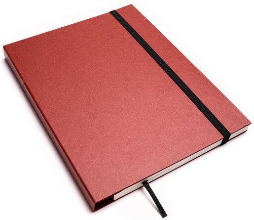 tyyp Nachhaltiges Design-Notizbuch A5 aus 100 % Recyclingpapier „Schweizer Broschur“