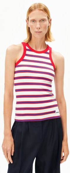 ARMEDANGELS KANITAA STRIPES Damen Ripp-Top aus Bio-Baumwoll Mix