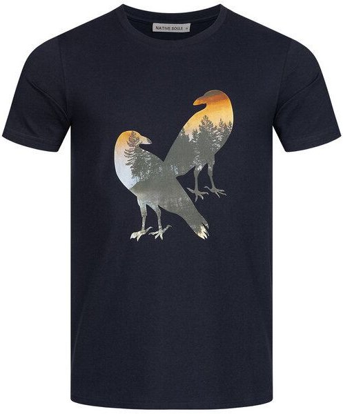NATIVE SOULS T-Shirt Herren - Two Crows