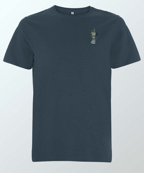 Coffee Fashion Espressokocher Boom | Besticktes Organic Bio Baumwoll T-Shirt