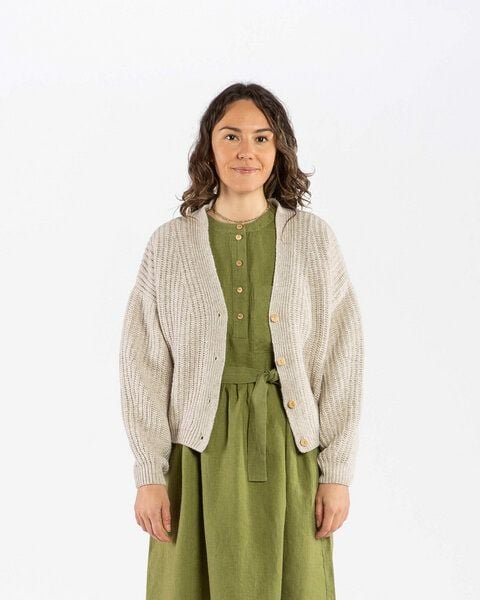 Matona Strickcardigan für Frauen aus Bio-Baumwolle und Lammwolle / Organic Knit Cardigan