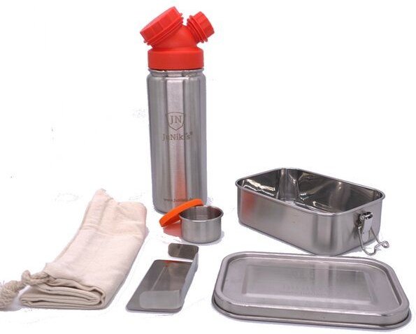 JN JuNiki's JuNiki´s® Lunchbox + Trinkflasche isoliert 550ml 8 Farben