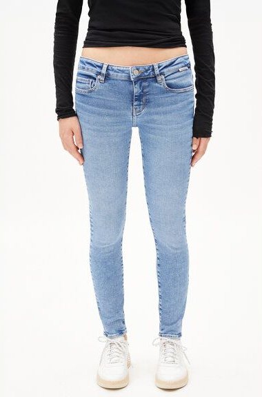 ARMEDANGELS TAYNAA Damen Skinny Jeans Low Waist Bio-Baumwoll Mix X-Stretch