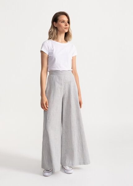 De IONESCU Die Damenhose „Palazzo“ aus 100% Bio-Baumwolle