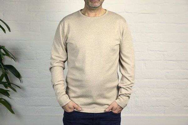 Thumbnail - Wunderwerk Herren Rundhals Pullover aus 100% Biobaumwolle "Core crewknit co male"