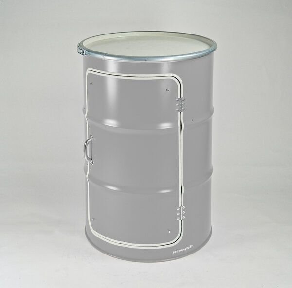 Lockengelöt Schränk - Der Schrank aus einem Ölfass