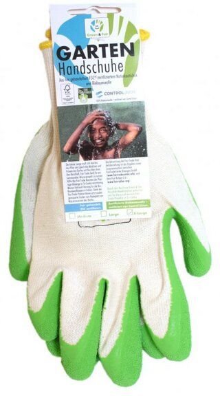 GREEN&FAIR - Gartenhandschuhe aus FSC-zertifiziertem Naturkautschuk und Bio-Baumwolle
