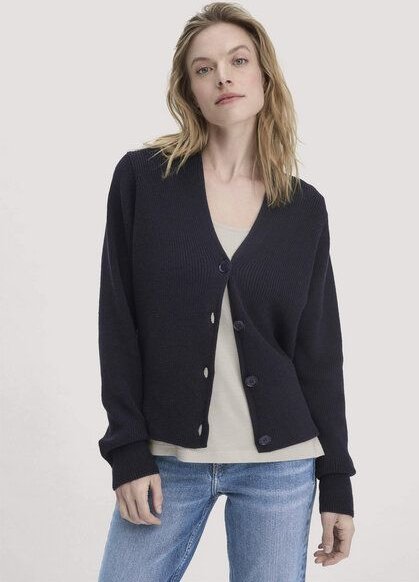 hessnatur Strick Jacke Relaxed aus reiner Bio-Baumwolle