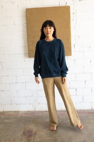 TIRALAHILACHA Gilda terry sweatshirt raglan sleeves