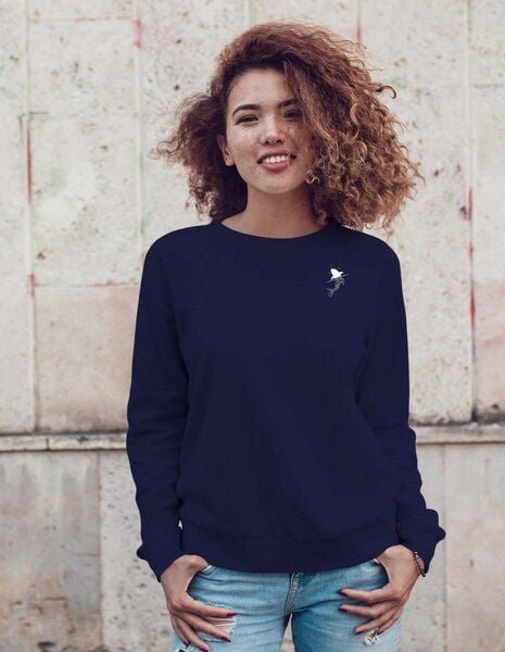 Thumbnail - Kultgut Biofair - Flauschig, weicher Pullover, vegan zertifiziert - Save the Ocean/ Little Stark