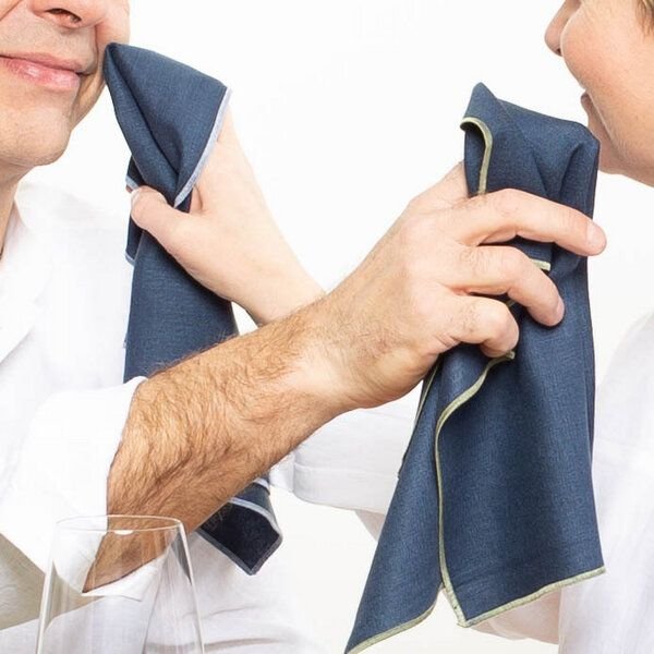 nahtur-design Leinenservietten 4er Set, 100% Leinen