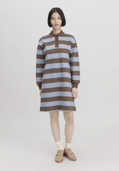 Thumbnail - hessnatur Sweat Kleid Streifen Relaxed aus reiner Bio-Baumwolle