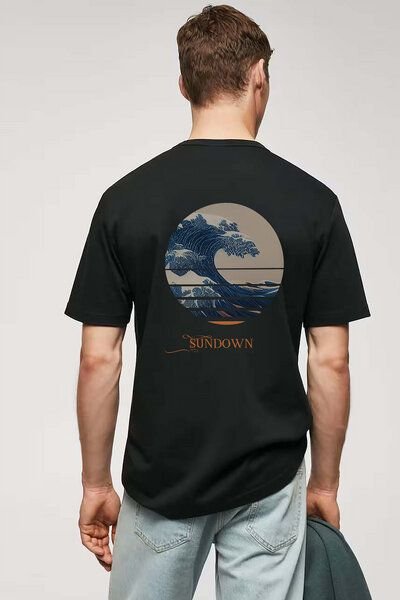 Kultgut Artdesign- Biofair Shirt 100% Biobaumwolle / Sundown