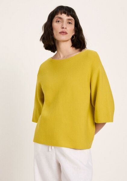 LANIUS U-Boot Pullover (GOTS) aus Bio-Baumwolle