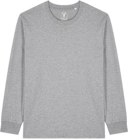 YTWOO Schweres Unisex Basic Langarmshirt aus 100% Biobaumwolle