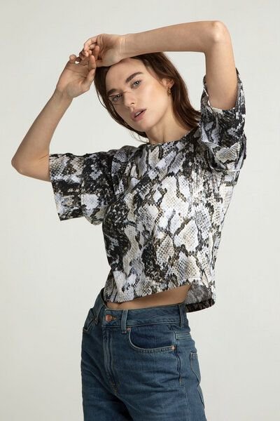 Lovjoi Print-Shirt LILLIT aus 100% Biobaumwolle