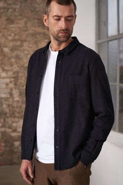 About Companions Flanellhemd SIMON aus Bio-Baumwolle