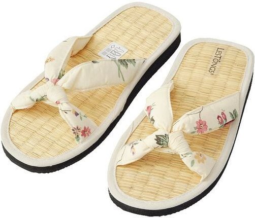 Thumbnail - Les Tôngs Juncus-K Flower - Zimtlatschen - vegane & Gesunde Zimtsohle Flip Flops