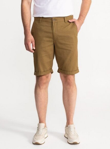De IONESCU Carpatica Leinen-Shorts - Bermuda