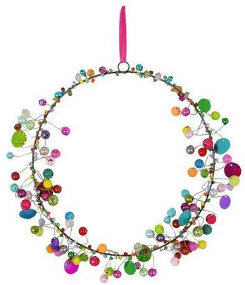 Just Be Fensterschmuck Perlenkreis Bunt