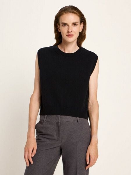 LANIUS Pullunder (GOTS) aus Bio-Schurwolle