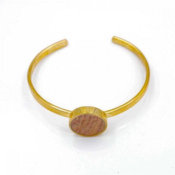 Bawa Hope Messing Armband "Holz"