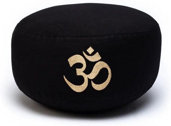 Just Be Meditationskissen OM Symbol in Gold