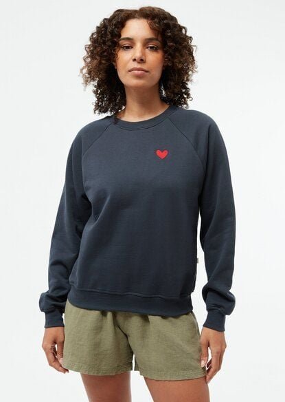 Givn Berlin Sweater GBYARA (Heart) aus Bio-Baumwolle mit Stickerei