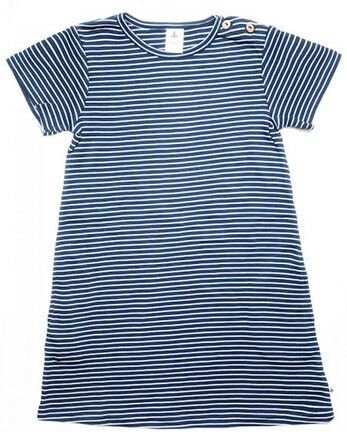 Leela Cotton Baby Kinder Ringelkleid Sommerkleid Kleid Bio-Baumwolle 2621