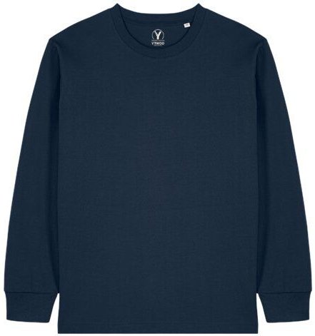 YTWOO Schweres Unisex Basic Langarmshirt aus 100% Biobaumwolle