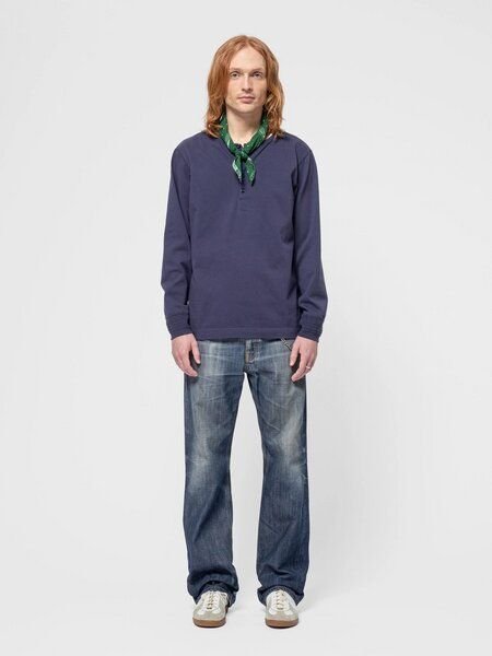 Nudie Jeans Herren Langarm-Shirt aus Biobaumwolle "LS Henley"