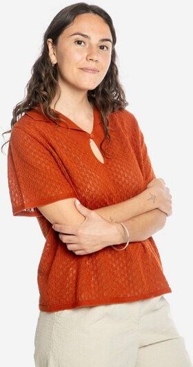 Matona Gestrickte Bluse | Pointelle Blouse | aus Bio-Baumwolle | GOTS-zertifiziert