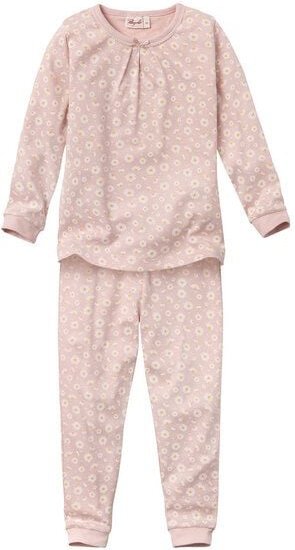 People Wear Organic Pyjama, rosa bedruckt, "floral", Bio-Baumwolle