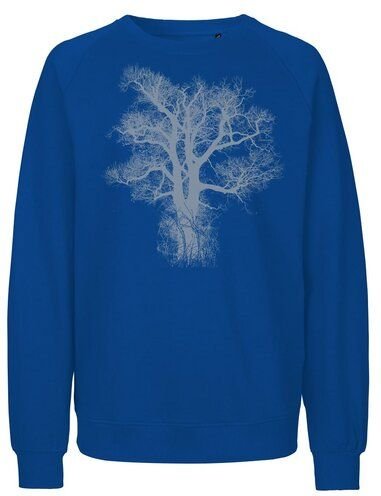 Peaces.bio - handbedruckte Biomode Bio Damen Sweatshirt Loose Fit Chestnut