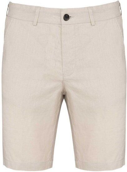YTWOO Herren Bermuda-Shorts aus 100% Leinen