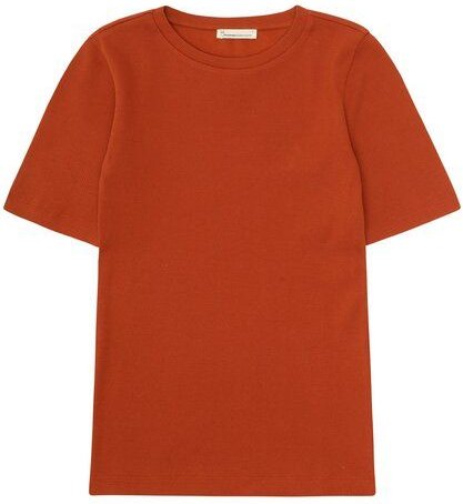 KnowledgeCotton Apparel T-Shirt - Rib t-shirt - aus Bio-Baumwolle